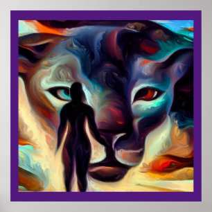 Poster Spirit Animal Panther 3