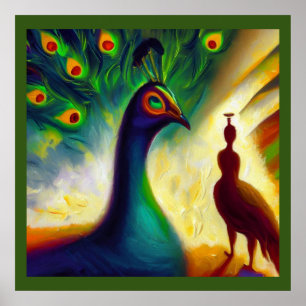 Poster Spirit Animal Peacock 3