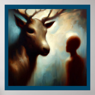 Poster Spirit Animal Reindeer 2