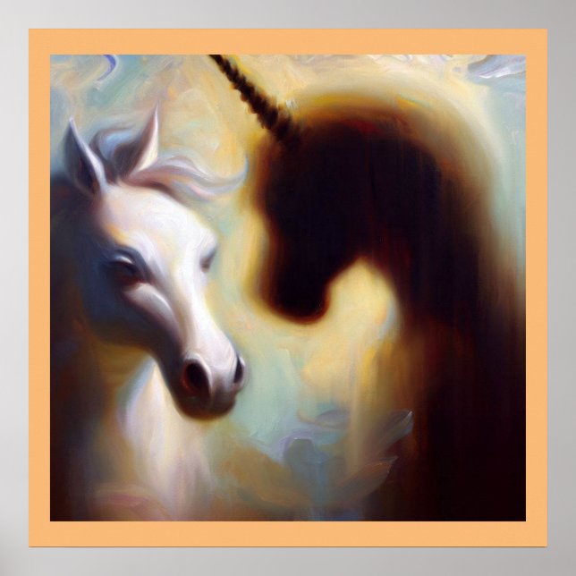 Poster Spirit Animal Unicorn 1 (Devant)