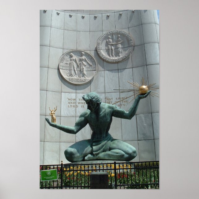 Poster Spirit of Detroit (Devant)