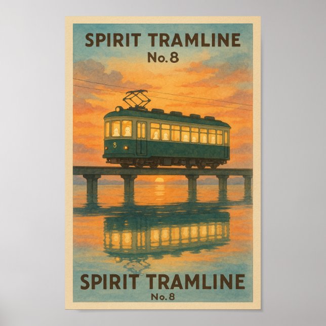 Poster Spirit Tramline No. 8 (Devant)