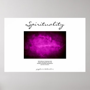 Poster Spiritualité - Violet