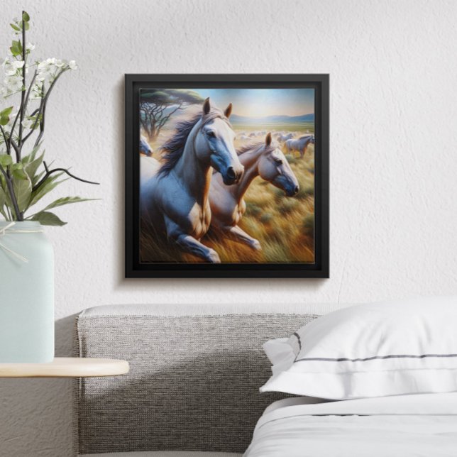 Poster Spiritueux : Un Troupeau De Galloping (Créateur téléchargé)