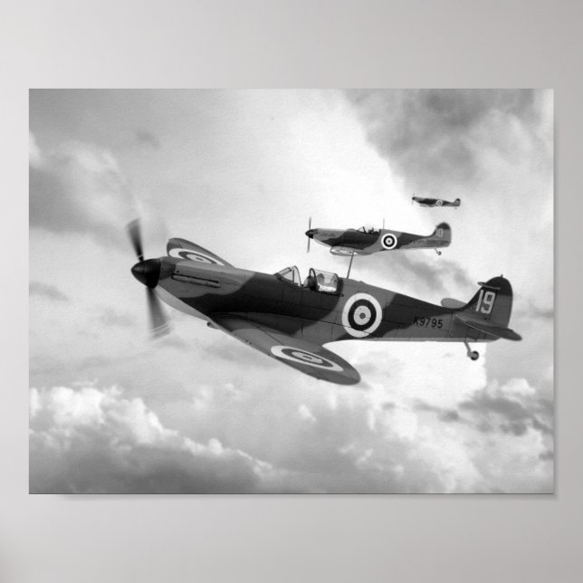 Poster Spitfire Mk I (Devant)