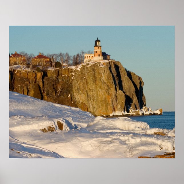 Poster Split Rock Lighthouse State Park sur le lac (Devant)