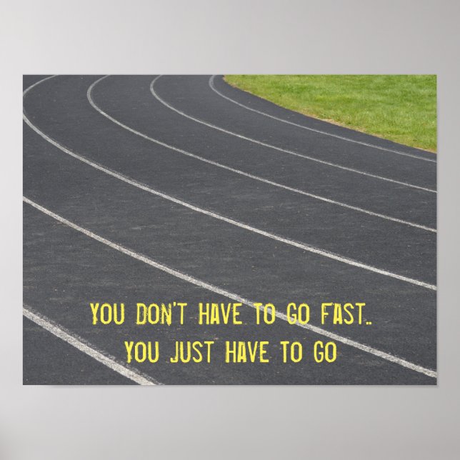 Poster sportif Motivational Running (Devant)