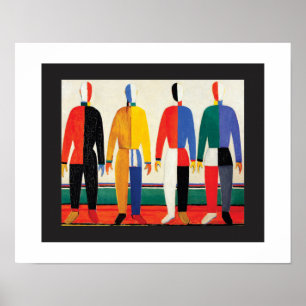 Poster Sportifs par Kazimir Malevich