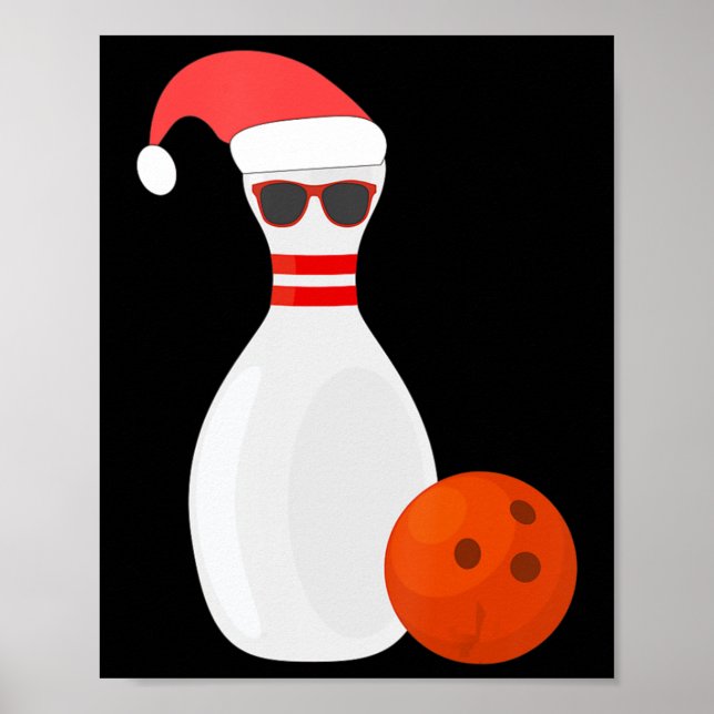Poster Sports Christmas Bowling - Snowman Bowling (Devant)