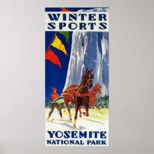 Poster Sports d'hiver à Yosemite PosterYosemite, CA