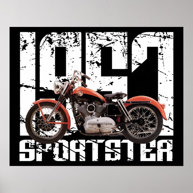 Poster Sportster 1957 (Devant)