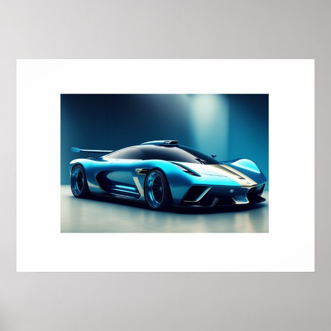 Poster-Sportwagen Poster (Vorne)