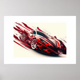 Poster-Sportwagen Poster