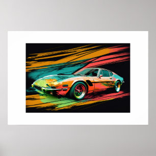 Poster-Sportwagen Poster
