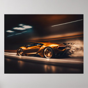 Poster-Sportwagen Poster