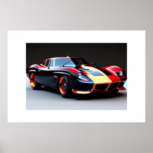 Poster-Sportwagen Poster