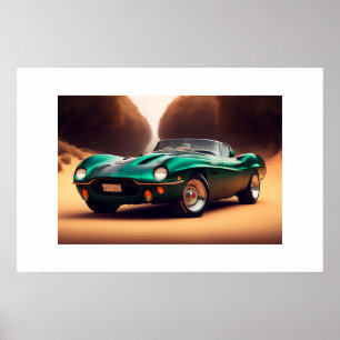 Poster-Sportwagen Poster
