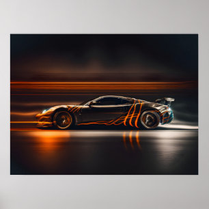 Poster-Sportwagen Poster