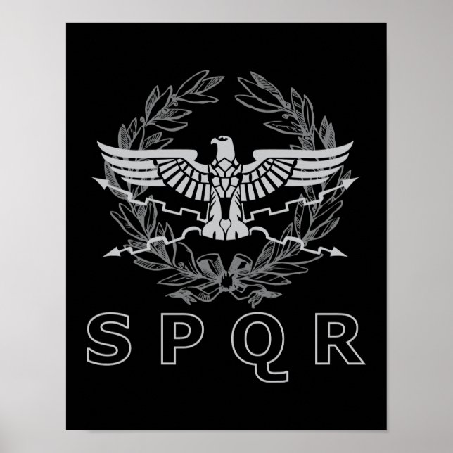 Poster SPQR L'Emblème De L'Empire Romain (Devant)