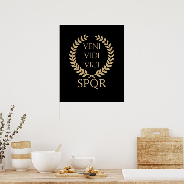 Poster SPQR : Veni, Vidi, Vici (Cuisine)