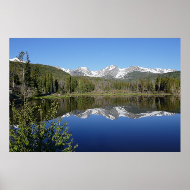 Poster Sprague Lake I au parc national Rocky Mountain (Devant)