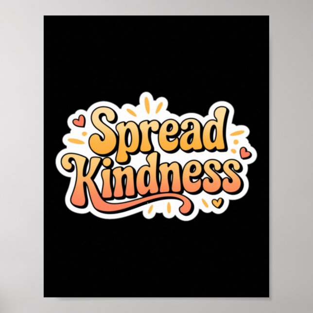 Poster Spread Kindness - Kindness S Sticker1 (Devant)