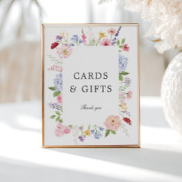 Poster Spring Floral Frame Cards & Gifts