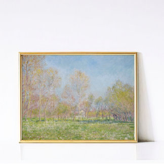 Poster Spring in Giverny – Impressionist Landscape Art
