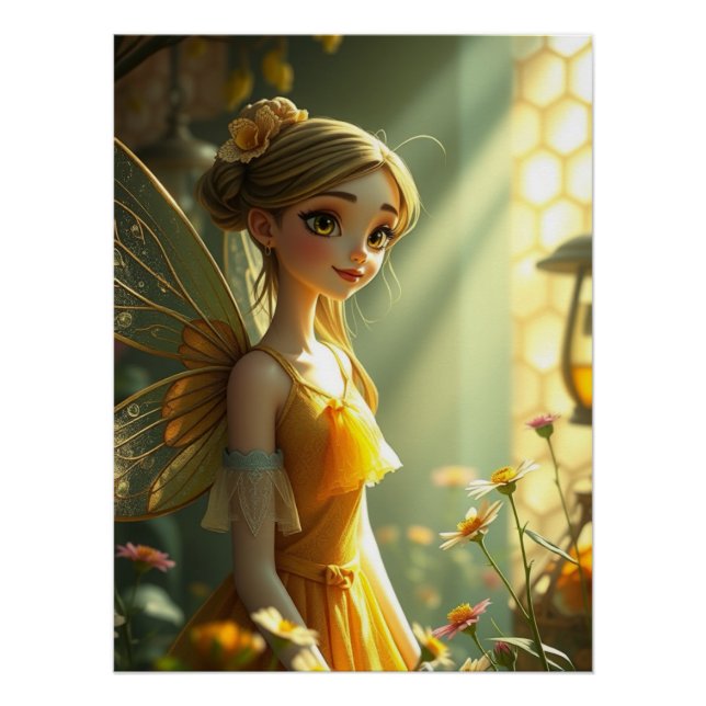 Poster Springs Fairy Art (Devant)