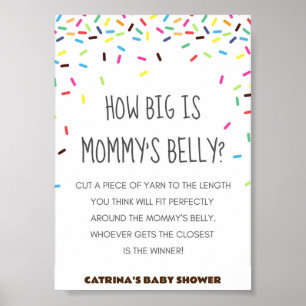 Poster Sprinkings Baby shower Party Signal