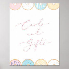 Poster Sprinkle Donut Bébé Cartes et Cadeaux