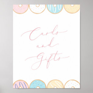 Poster Sprinkle Donut Bébé Cartes et Cadeaux