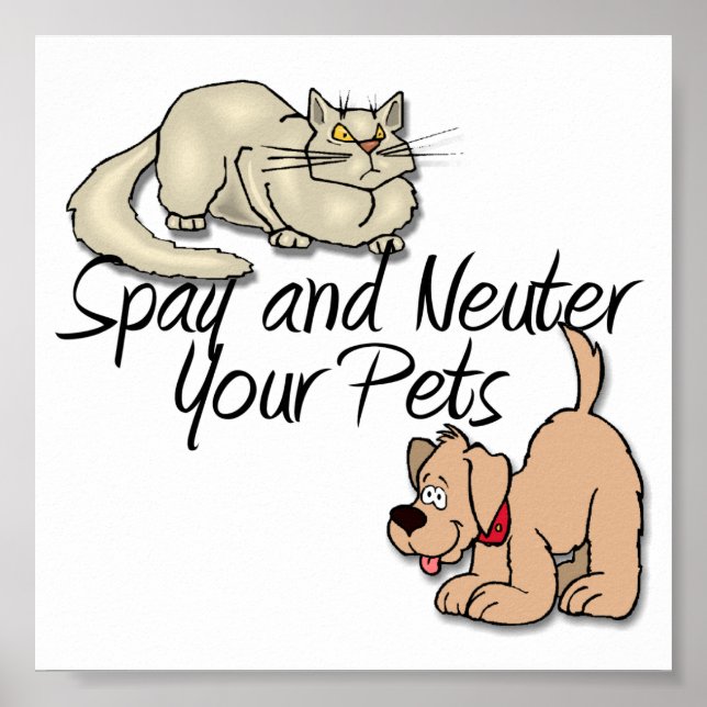 Poster Spy and Neuter Your Pets (Devant)