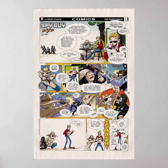 Poster SPY GUY : Funnies 1 Pager (Devant)