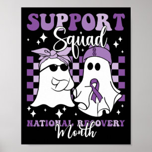 Poster Squad National Recovery Mois Addiction Recovery Re
