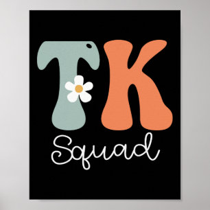Poster Squad Retro Super Vintage Joyeux Premier Jour De S