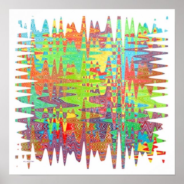 poster square abstract (Vorne)