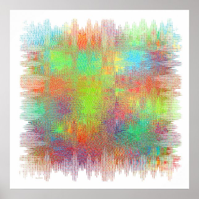 Poster square abstract (Vorne)
