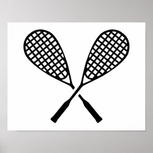 Poster Squash rackets
