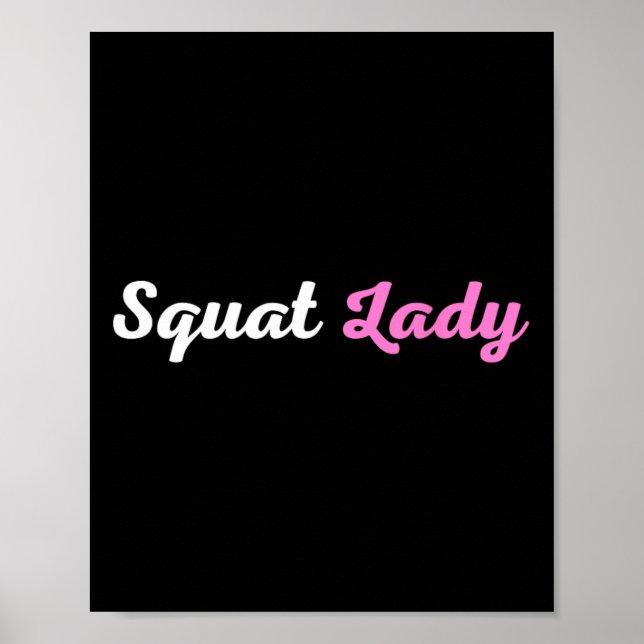 Poster Squat Lady (Devant)