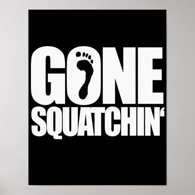 POSTER SQUATCHIN' - (Devant)