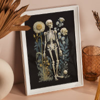 Squelette botanique foncé | Anatomie gothique vint