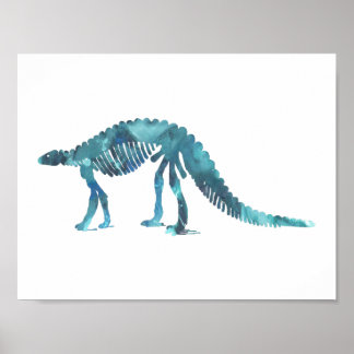 Poster squelette de scelidosaurus
