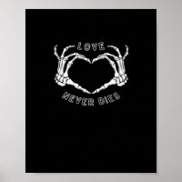 Squelette Mains Coeur Drôle & Classique