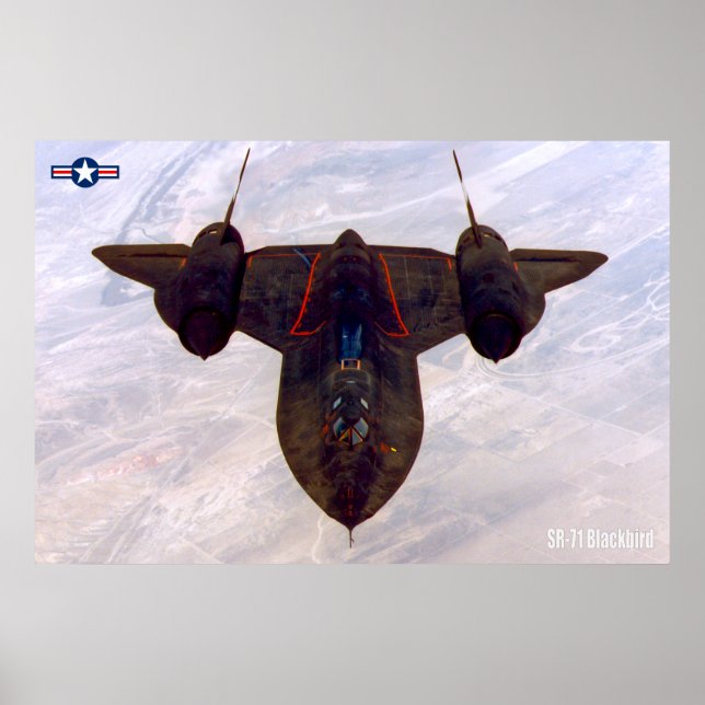 POSTER SR-71 BLACKBIRD (Devant)