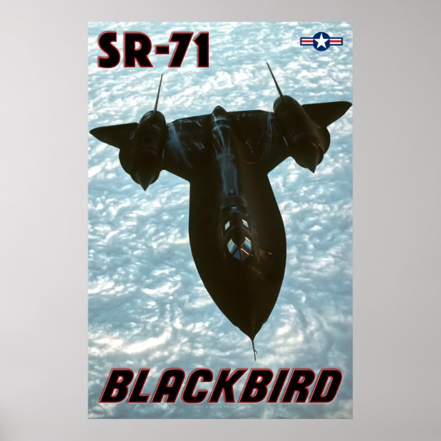 POSTER SR-71 BLACKBIRD (Devant)