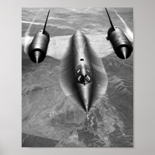 Poster SR-71 Blackbird survole la Californie