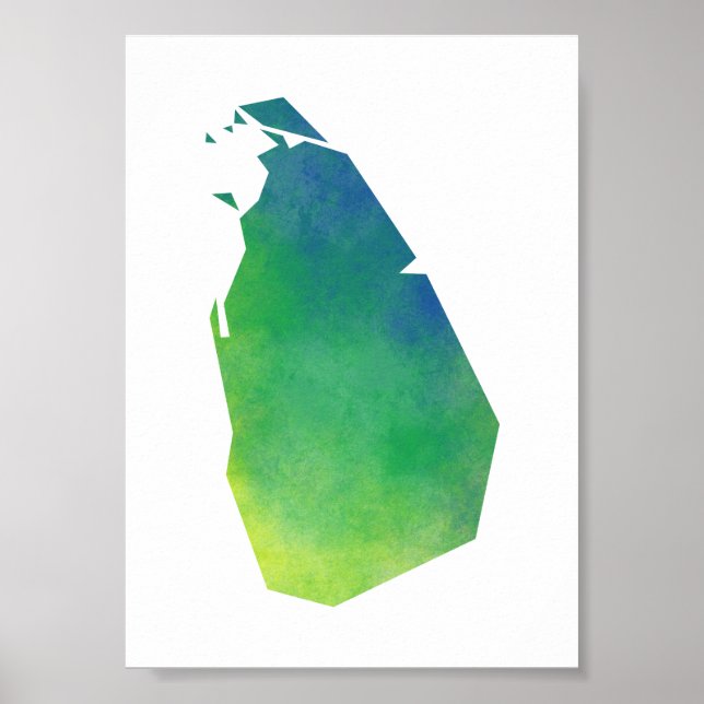 Poster Sri Lanka (Devant)