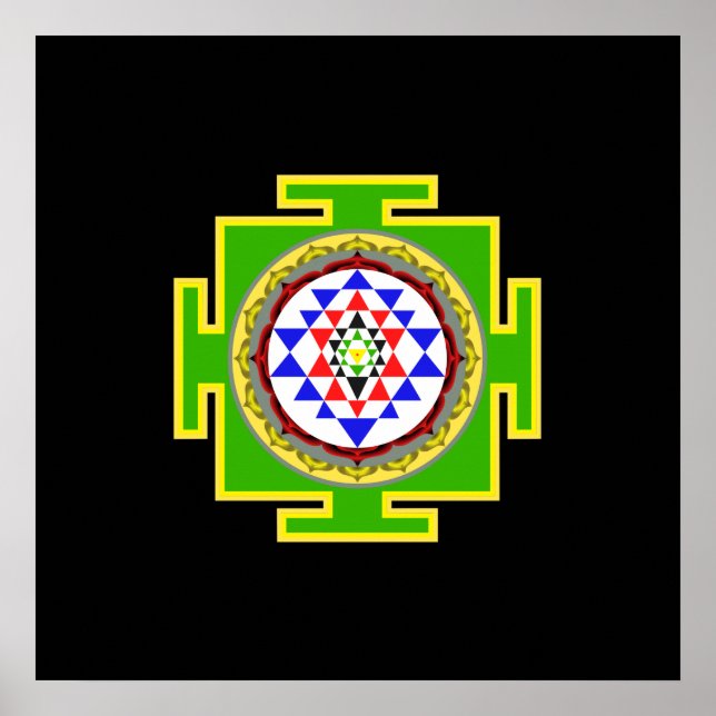 Poster Sri Yantra (Devant)
