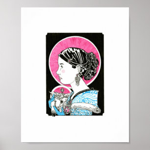 Poster St Agnès de Rome 8" x 10" copie